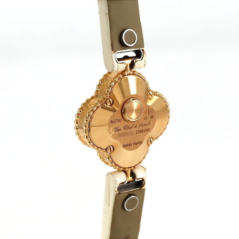 Van Cleef & Arpels Sweet Alhambra RG Pg Rg Quartz Bracelet