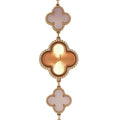 Van Cleef & Arpels Sweet Alhambra PG Rg Quartz Bracelet