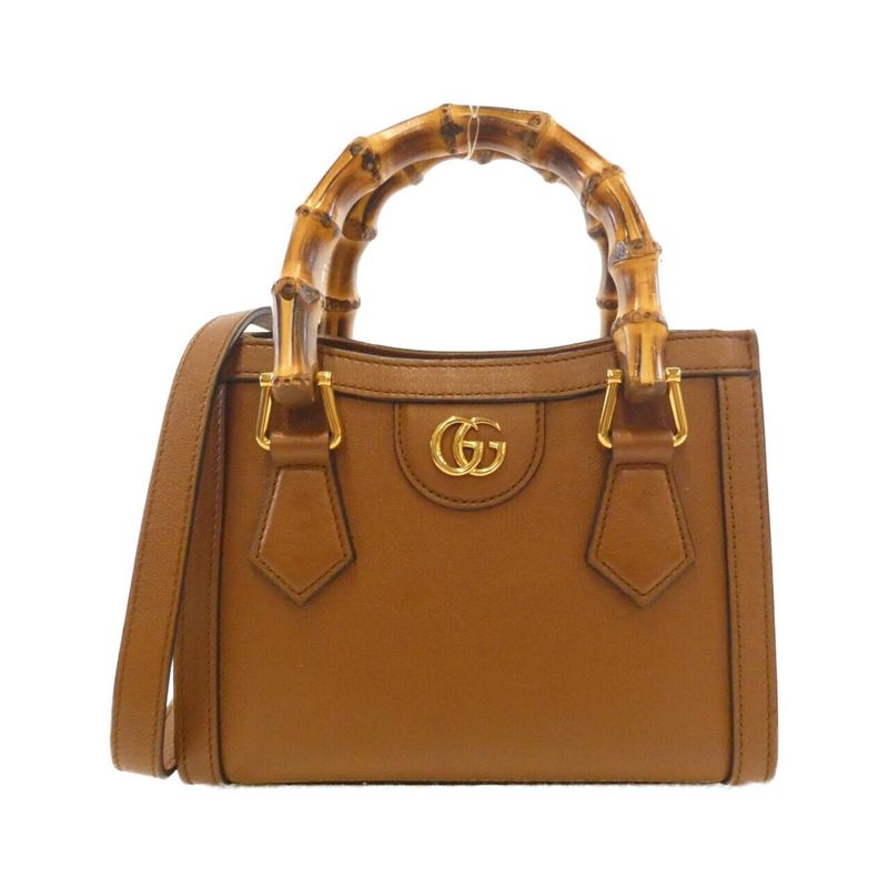 Gucci Diana Bag Leather Brown