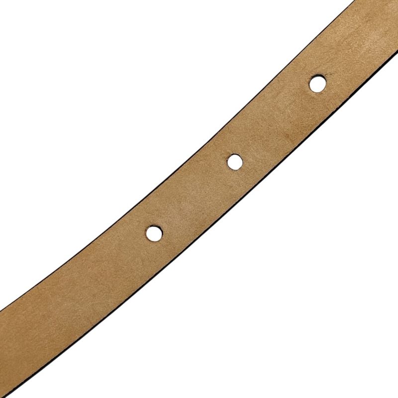 Dior Crystal Stone Leopard Belt Brown Calf Hair Leather