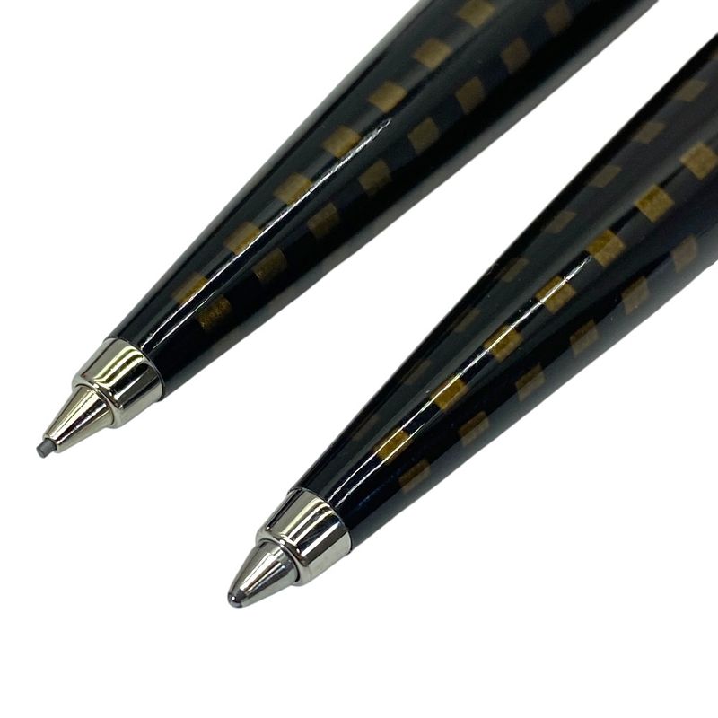 Louis Vuitton Damier Jet Rack Ballpoint Pen Mechanical Pencil Set of 2 Shoulder Bag