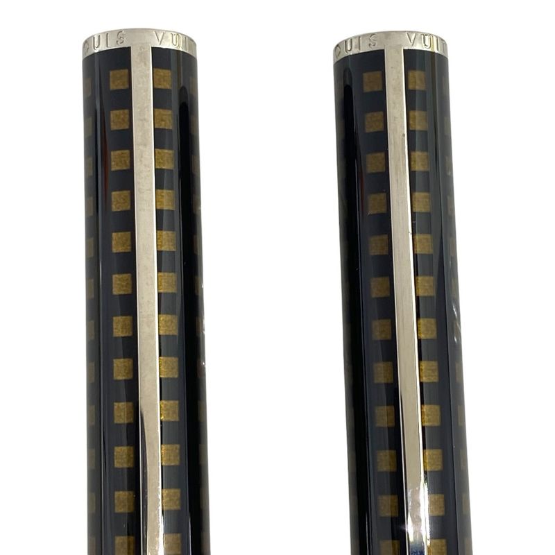 Louis Vuitton Damier Jet Rack Ballpoint Pen Mechanical Pencil Set of 2 Shoulder Bag