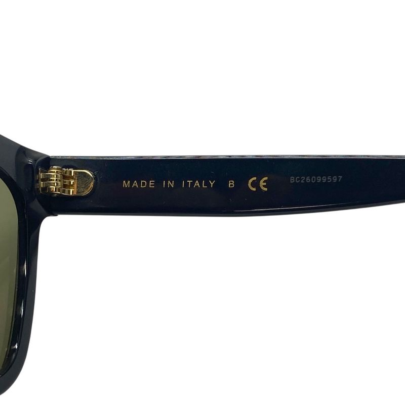 Chanel Sunglasses Eyewear CC Logo Plastic Colored Lenses Black