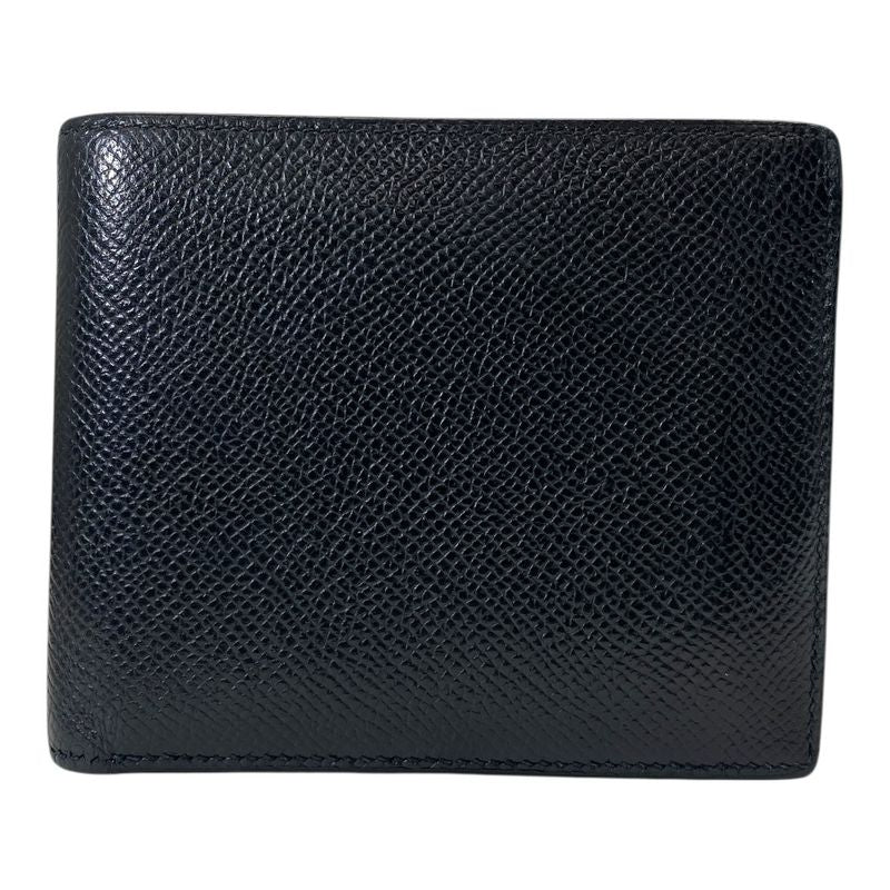 Hermes Mc2 Copernicus Bifold Wallet Billfold Card Case Compact Black