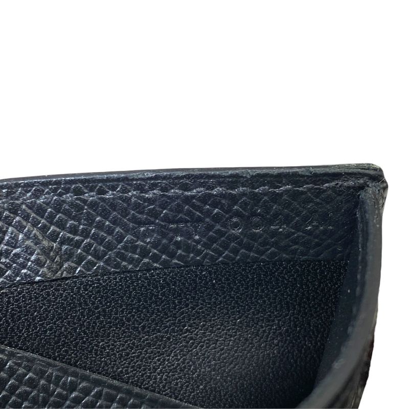 Hermes Mc2 Copernicus Bifold Wallet Billfold Card Case Compact Black