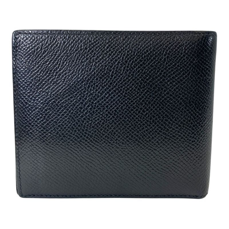 Hermes Mc2 Copernicus Bifold Wallet Billfold Card Case Compact Black