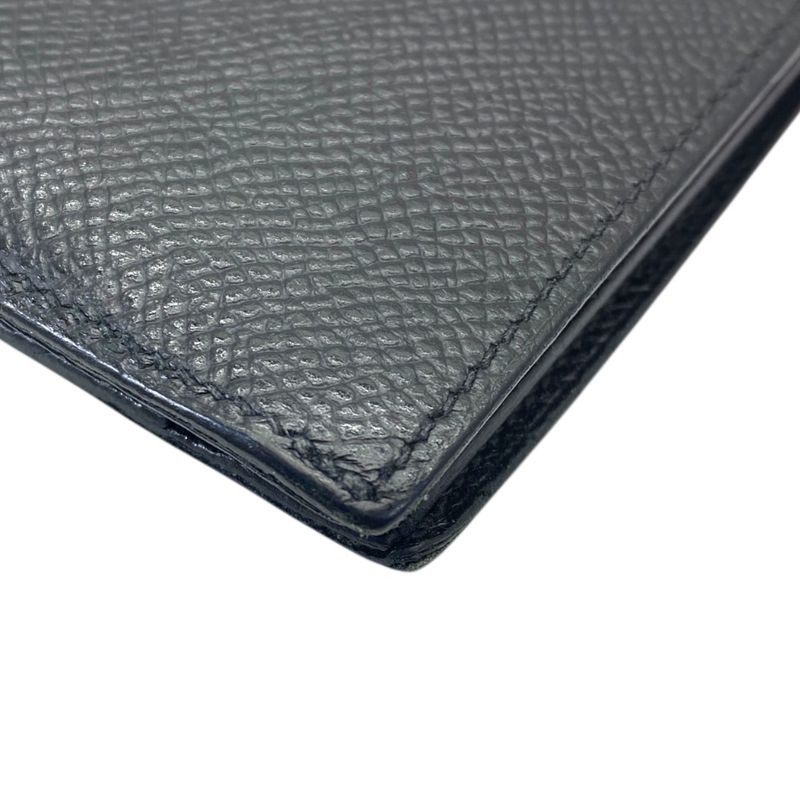 Hermes Mc2 Copernicus Bifold Wallet Billfold Card Case Compact Black