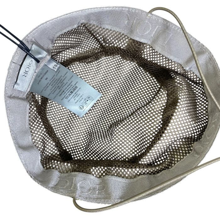 Dior Bucket Hat Beige Logo
