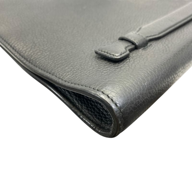 Dior Homme Clutch Logo Black Leather