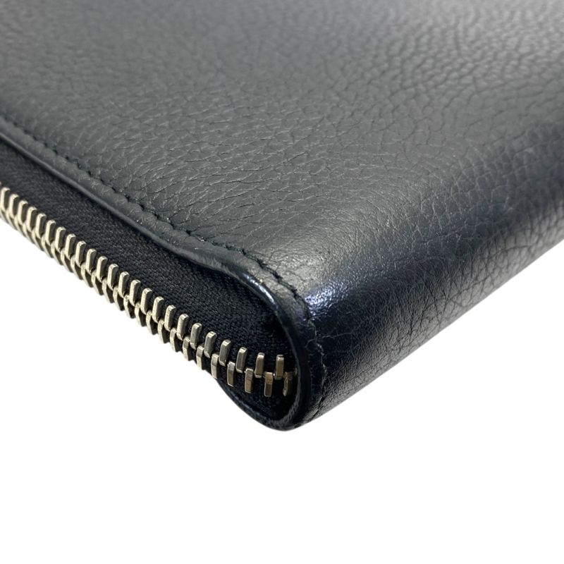 Dior Homme Clutch Logo Black Leather