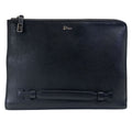 Dior Homme Clutch Logo Black Leather