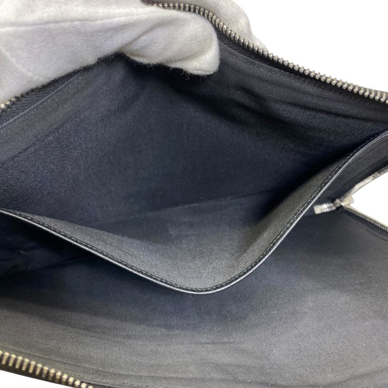 Dior Homme Clutch Logo Black Leather