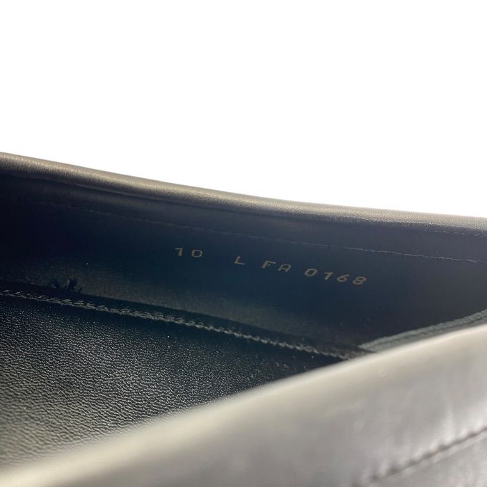 Louis Vuitton Loafers Business Shoes Leather Black
