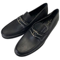 Louis Vuitton Loafers Business Shoes Leather Black