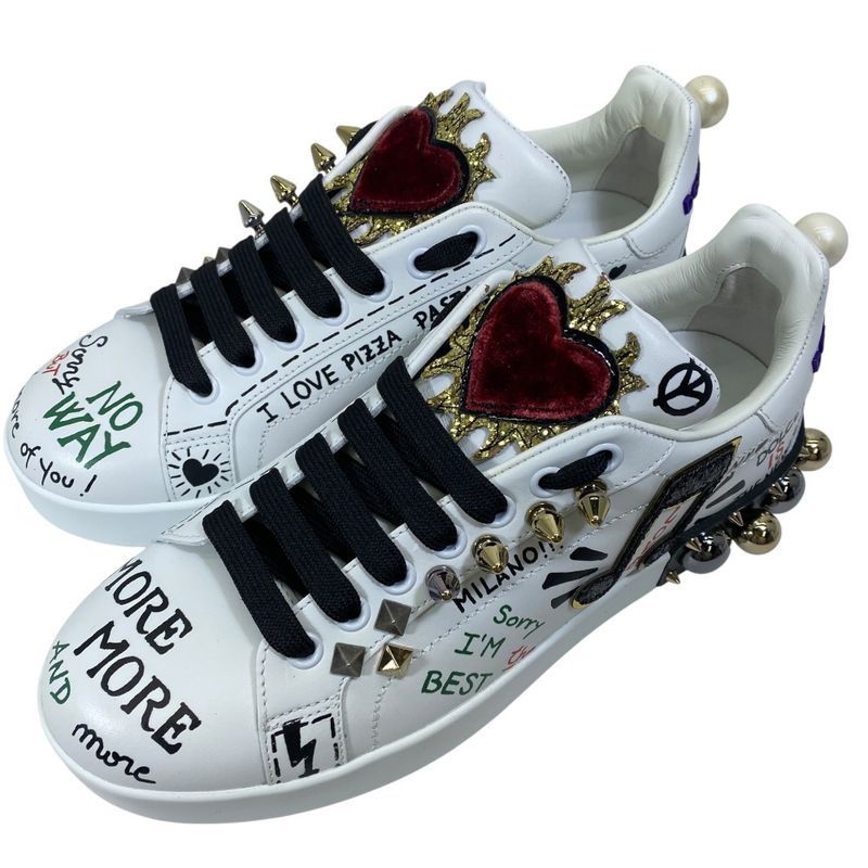 Dolce & Gabbana Portofino Sneakers Graffiti