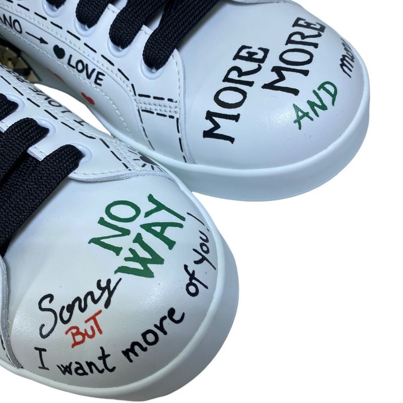 Dolce & Gabbana Portofino Sneakers Graffiti