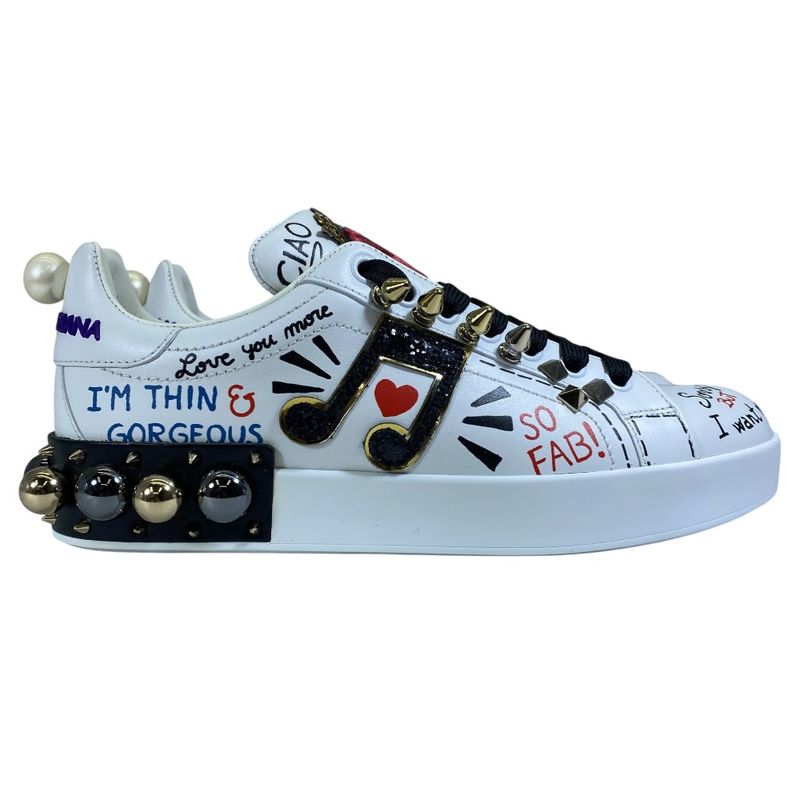 Dolce & Gabbana Portofino Sneakers Graffiti