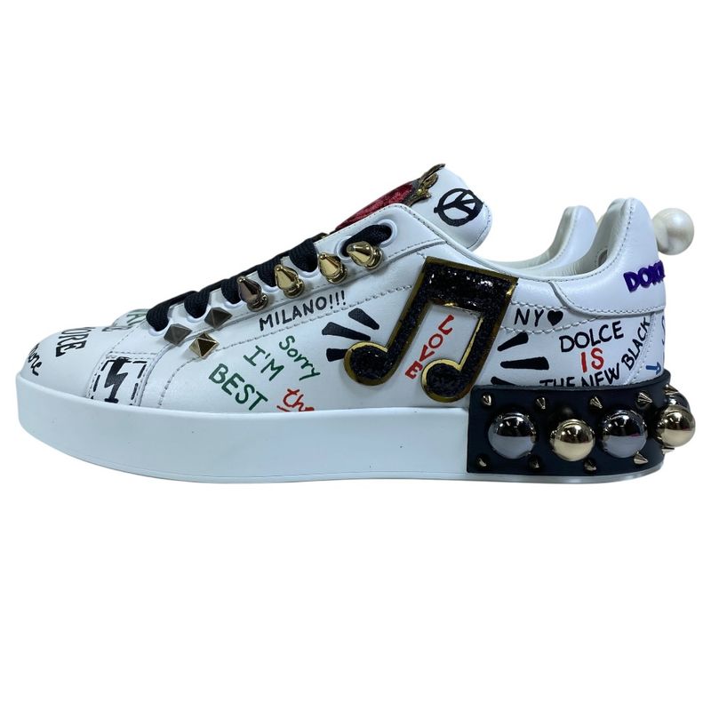Dolce & Gabbana Portofino Sneakers Graffiti