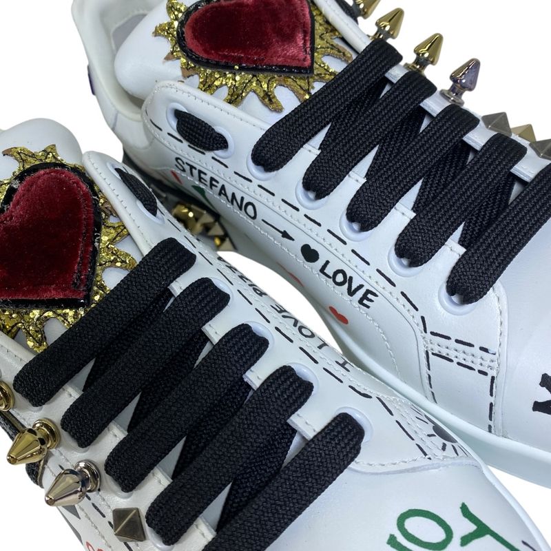 Dolce & Gabbana Portofino Sneakers Graffiti