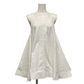 Loewe Dress 36 S White Crew Neck Sleeveless Mini