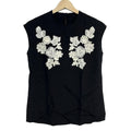 Dolce & Gabbana Sleeveless Top 38 Shoulder Bag Black White