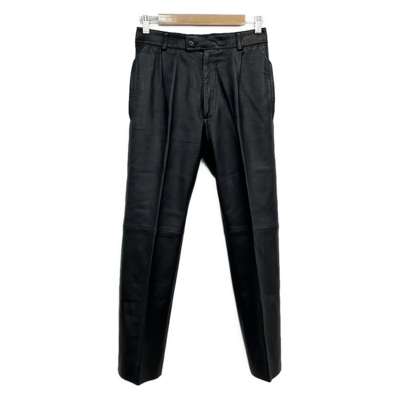 Loewe Pants 40 S Black Full Length Leather