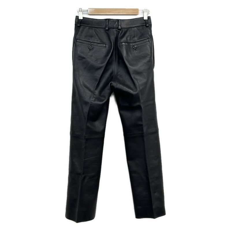 Loewe Pants 40 S Black Full Length Leather