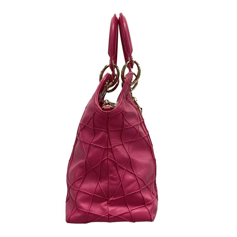 Dior Handbag Granville Pink Leather