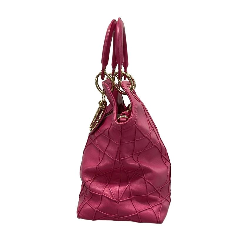 Dior Handbag Granville Pink Leather