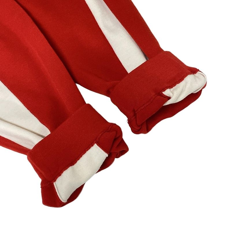 Louis Vuitton Pants M Game on Jogging Red Black Ivory