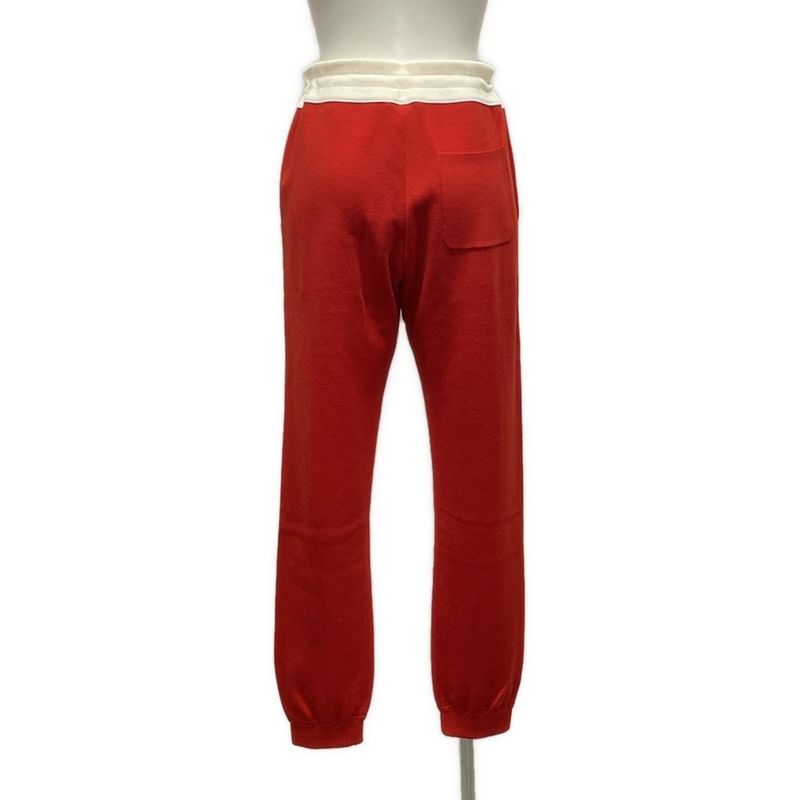 Louis Vuitton Pants M Game on Jogging Red Black Ivory