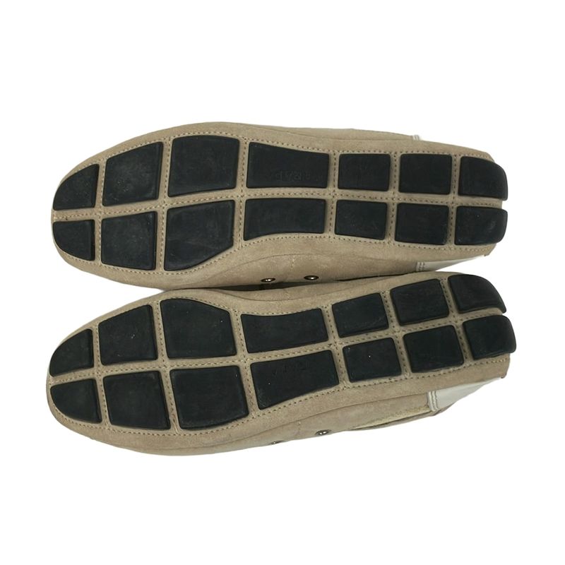 Prada Sneakers 36.5 Beige White Leather
