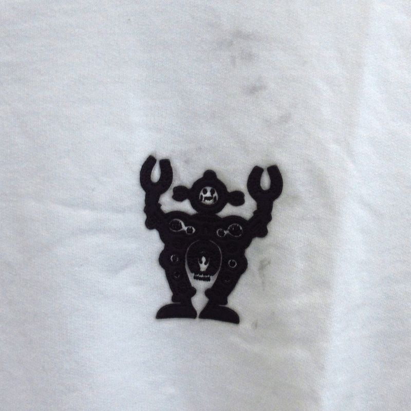 Hermes Short Sleeve T-Shirt S White Black Robot