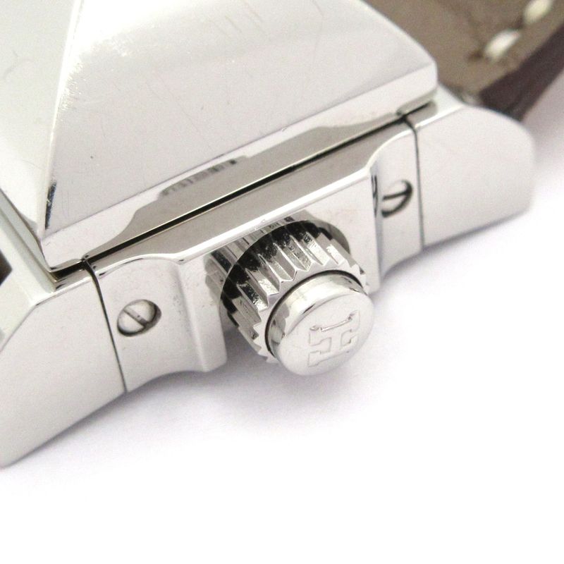 Hermes Watch Mini Medall SS Leather Strap 2020.04 White