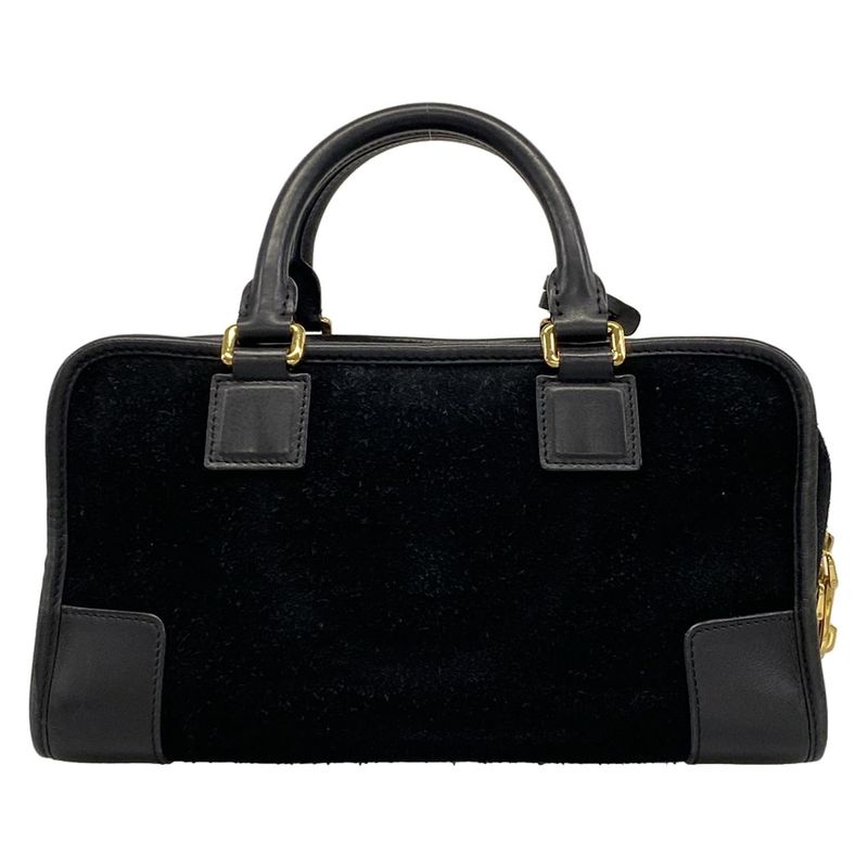 Loewe Handbag Amazona 28 Black Leather