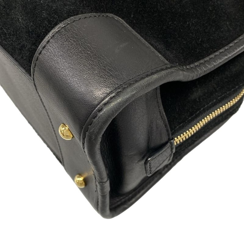 Loewe Handbag Amazona 28 Black Leather