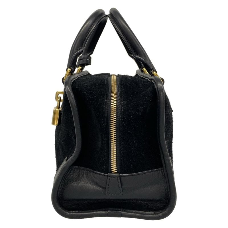 Loewe Handbag Amazona 28 Black Leather
