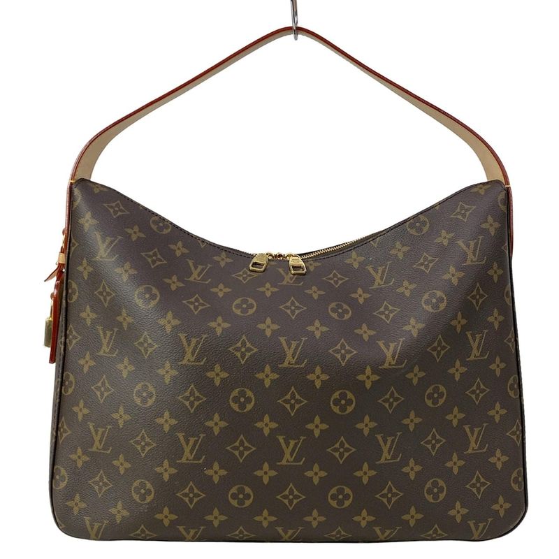 Louis Vuitton Shoulder Bag Monogram Slouchy MM Trimming:leather
