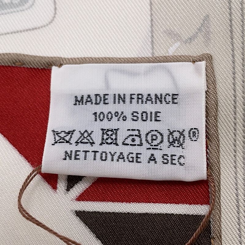 Hermes Scarf Carre 90 L'heure Des Gants Gloves Watch