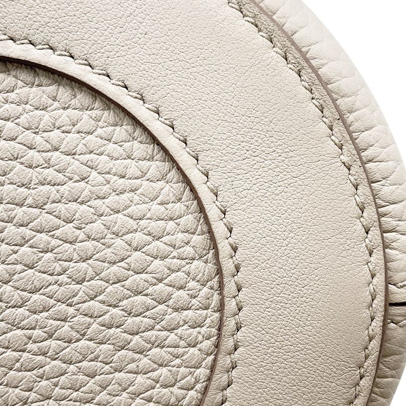 Hermes Tote in the Loop 18 Beton Silver Taurillon Clemence