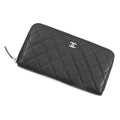 Chanel Wallet Quilted Classic Long Zip CC Logo Lambskin