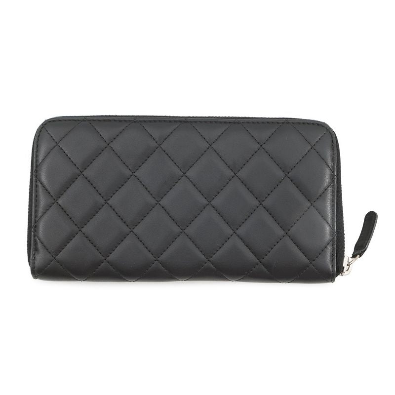 Chanel Wallet Quilted Classic Long Zip CC Logo Lambskin