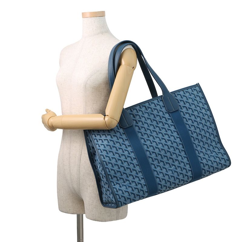 Goyard Tote Villette MM Canvas Leather