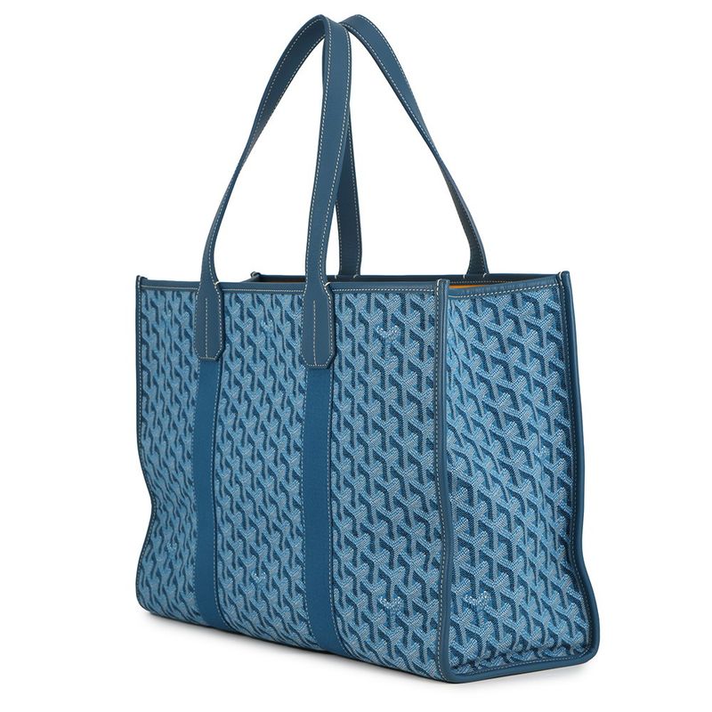 Goyard Tote Villette MM Canvas Leather