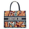 Dior Tote Book Paisley Canvas Navy Multicolor