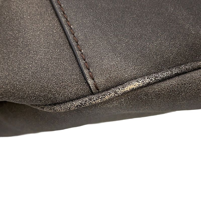 Dior Shoulder Bag Saddle Leather Mouton 2-Way