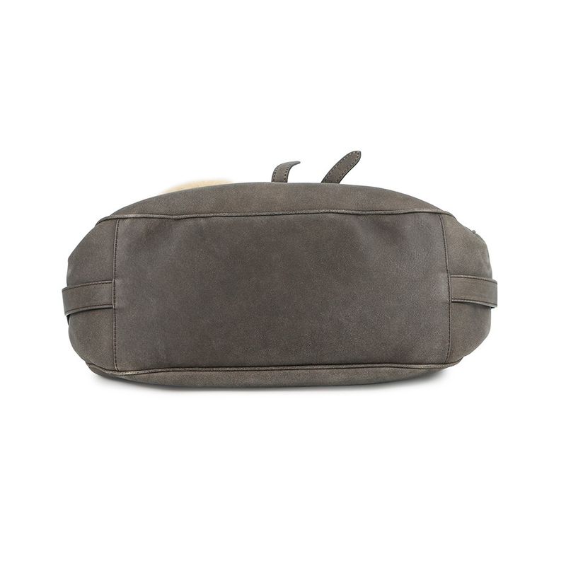 Dior Shoulder Bag Saddle Leather Mouton 2-Way
