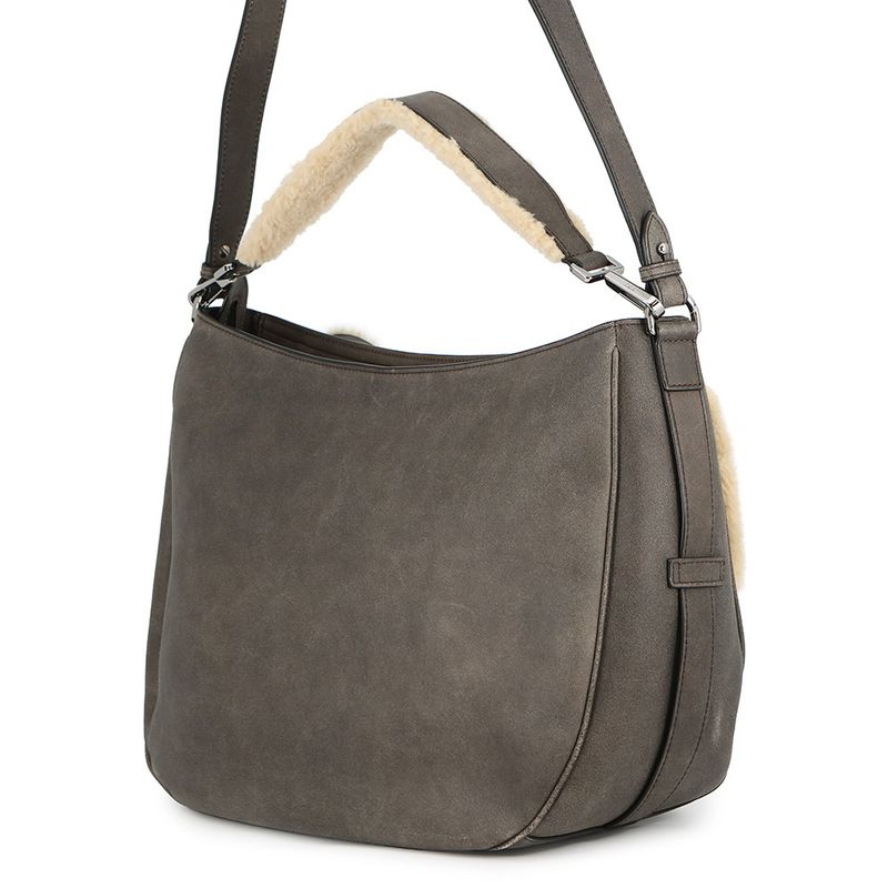 Dior Shoulder Bag Saddle Leather Mouton 2-Way