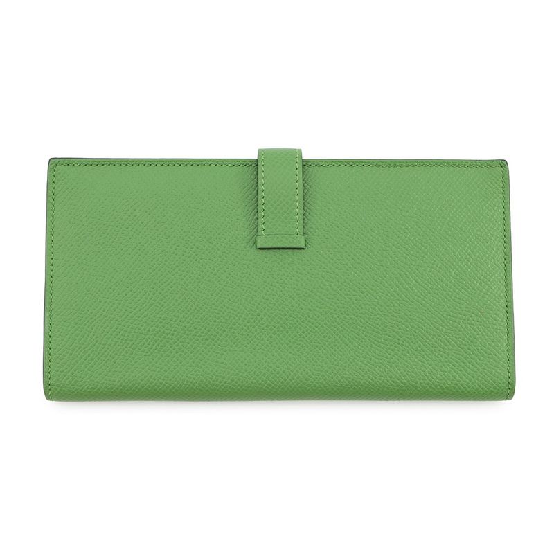 Hermes Wallet Bearn Souffle Vert Yucca Gold Epsom Veil Yucca