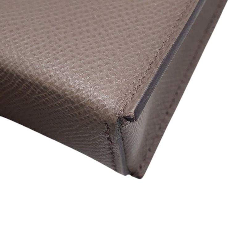 Hermes Shoulder Wallet Nap to Go Ethane Silver Lacquer Epsom